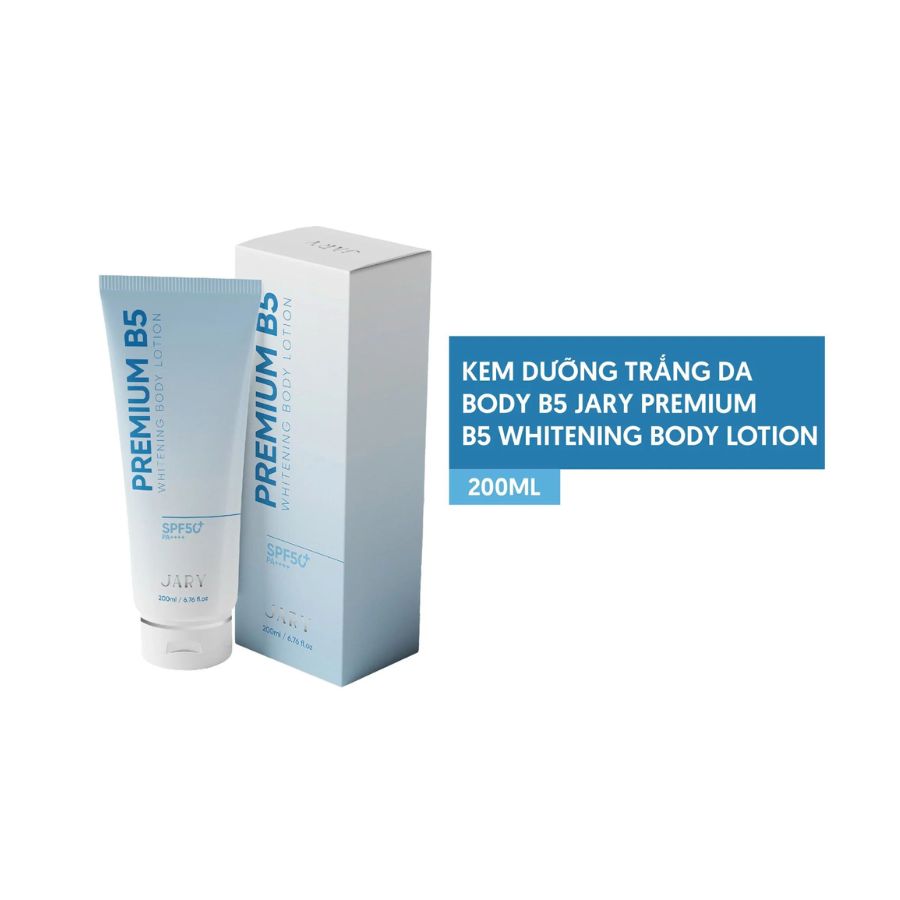 Kem Dưỡng Jary Body B5 Premium Whitening Body Lotion Lên Tone Da 200ml