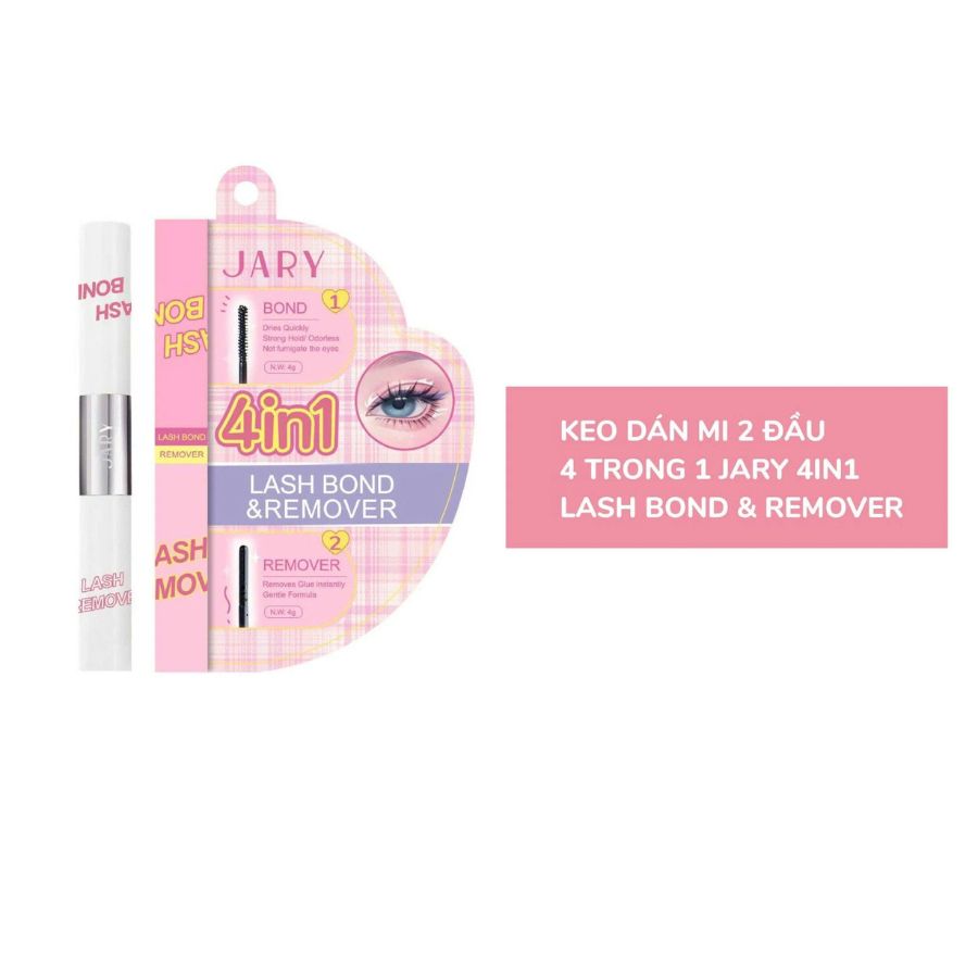 Keo Dán Mi Jary 2 Đầu 4in1 Lash Bond & Remover