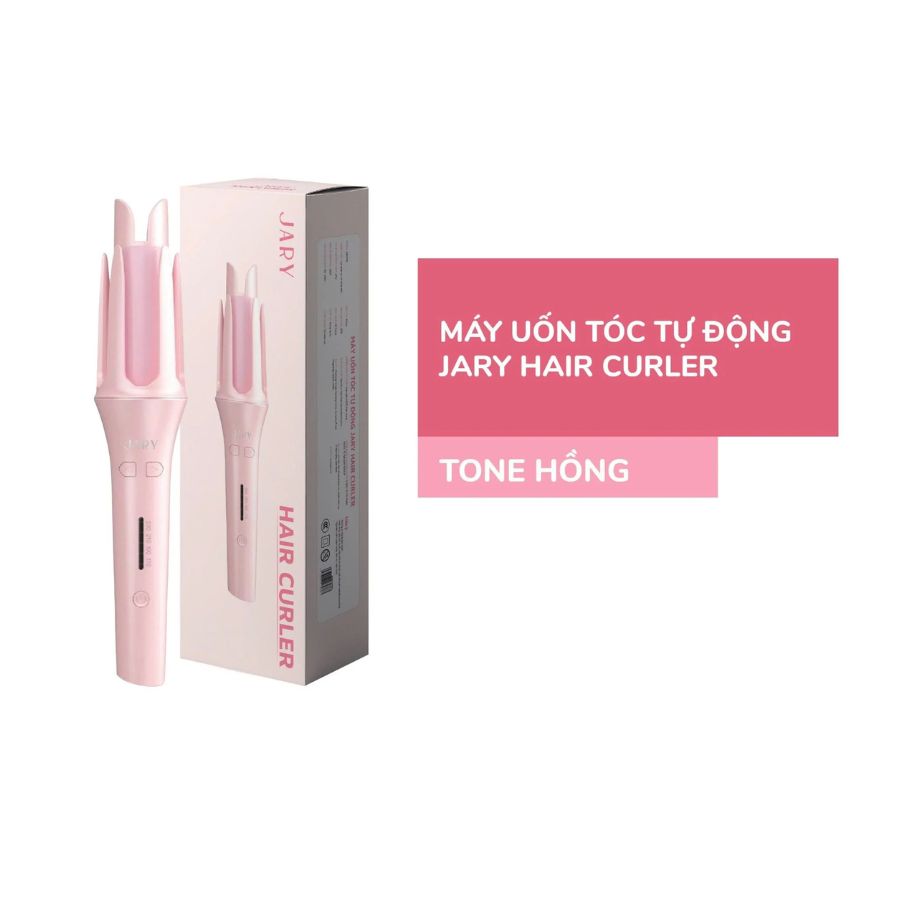 Máy Làm Tóc Jary Hair Curle Làm Xoăn Tự Động - Màu Hồng