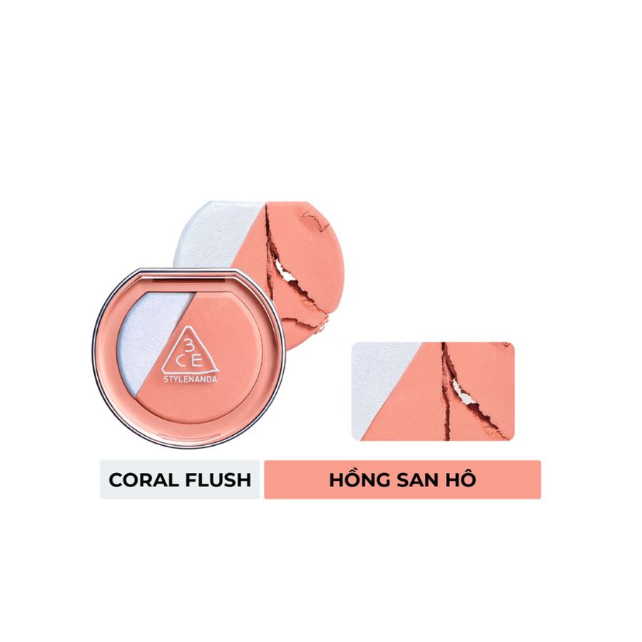 Phấn Má Hồng Bắt Sáng 3CE Blush Lighter - Beige Hour