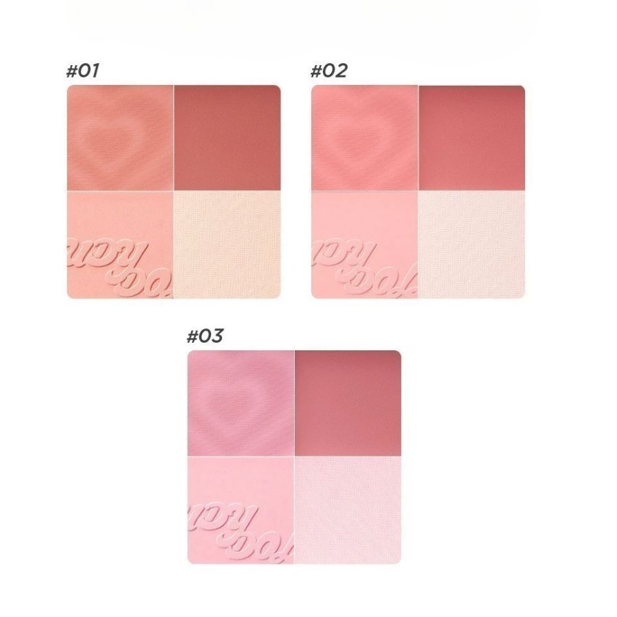 Phấn Má Hồng & Bắt Sáng Judydoll Blush & Highlight Palette #01