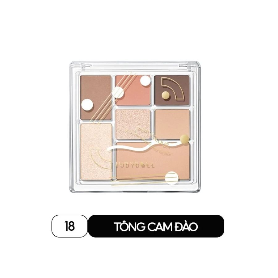 Phấn Mắt Judydoll All In One Palette For Your Full Face #18