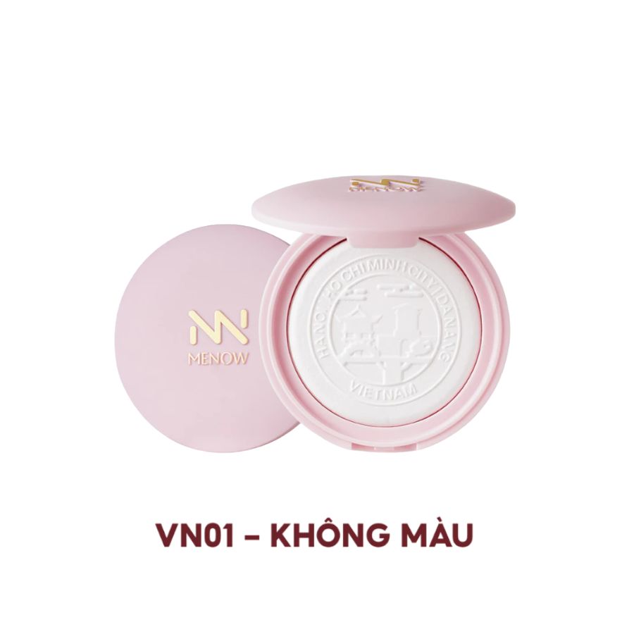 Phấn Phủ Dạng Nén Menow Clear Radiant Pressed Powder VN01 White