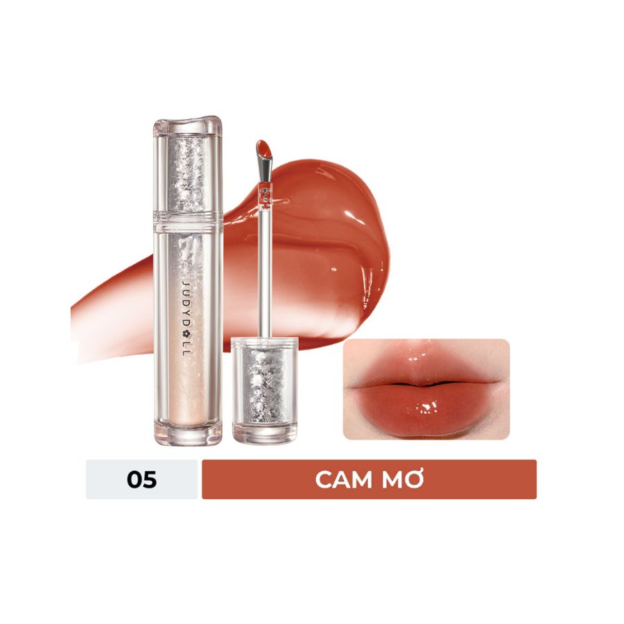 Son Bóng Judydoll Watery Lip Gloss - 05 Cam Mơ