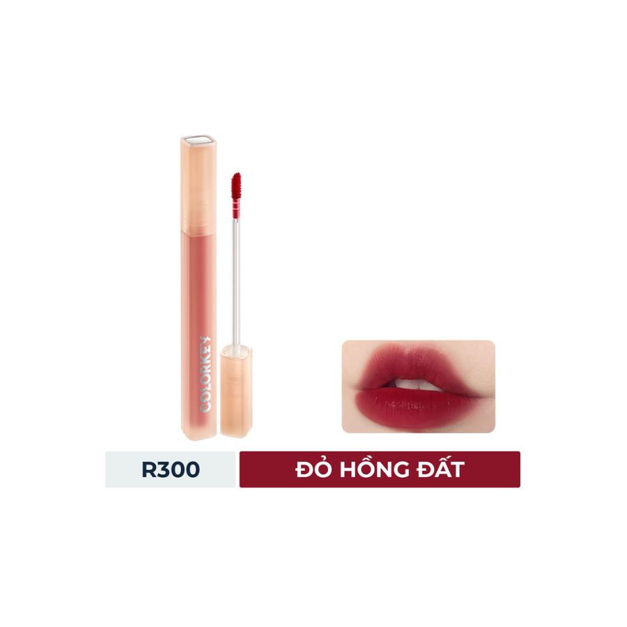 Son Tint Colorkey Soft Matte Water Tint R300  Đỏ Hồng Đất