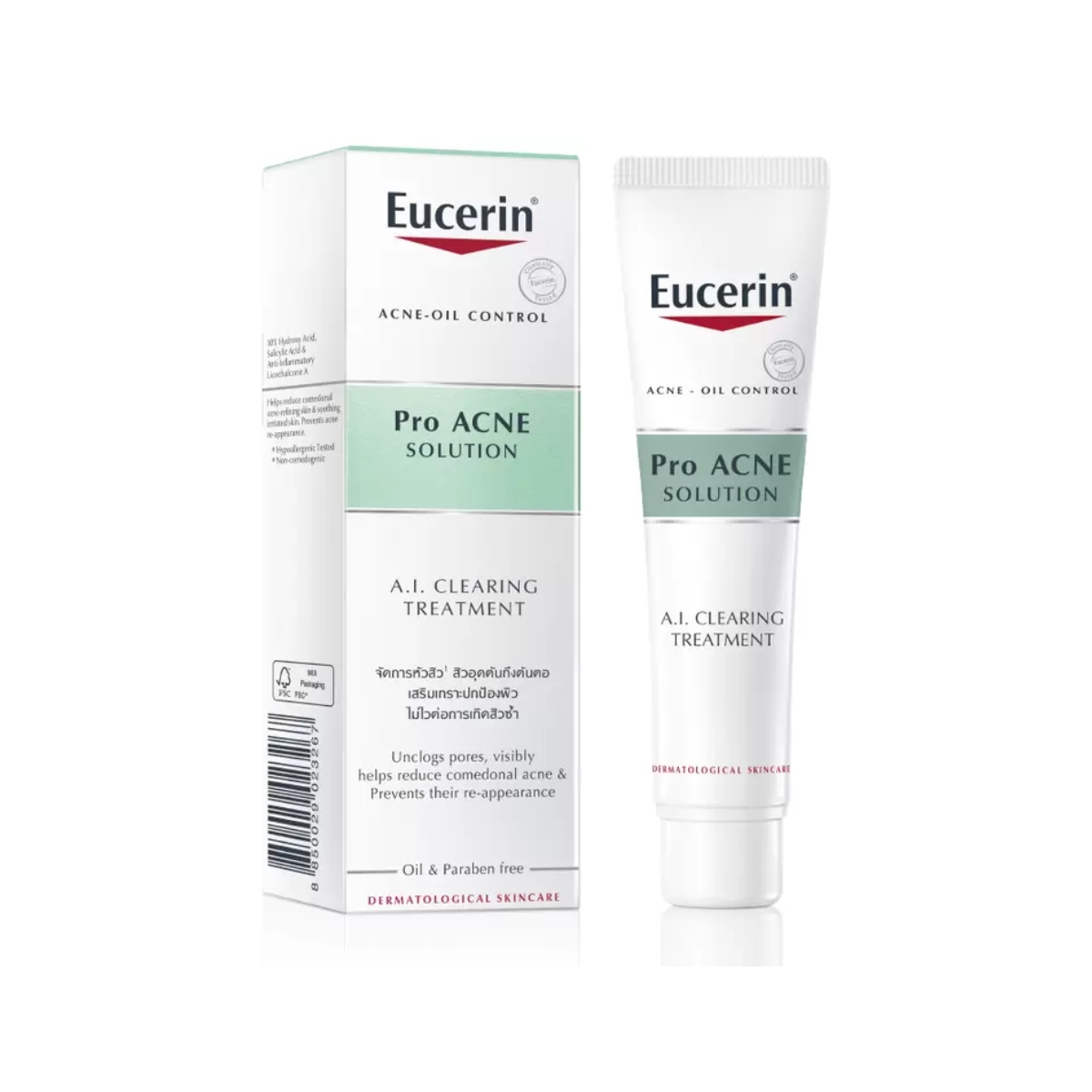 Tinh Chất Eucerin Pro ACNE Solution A.I Clearing Treatment Giảm Mụn Viêm & Mờ Vết Thâm 40ml