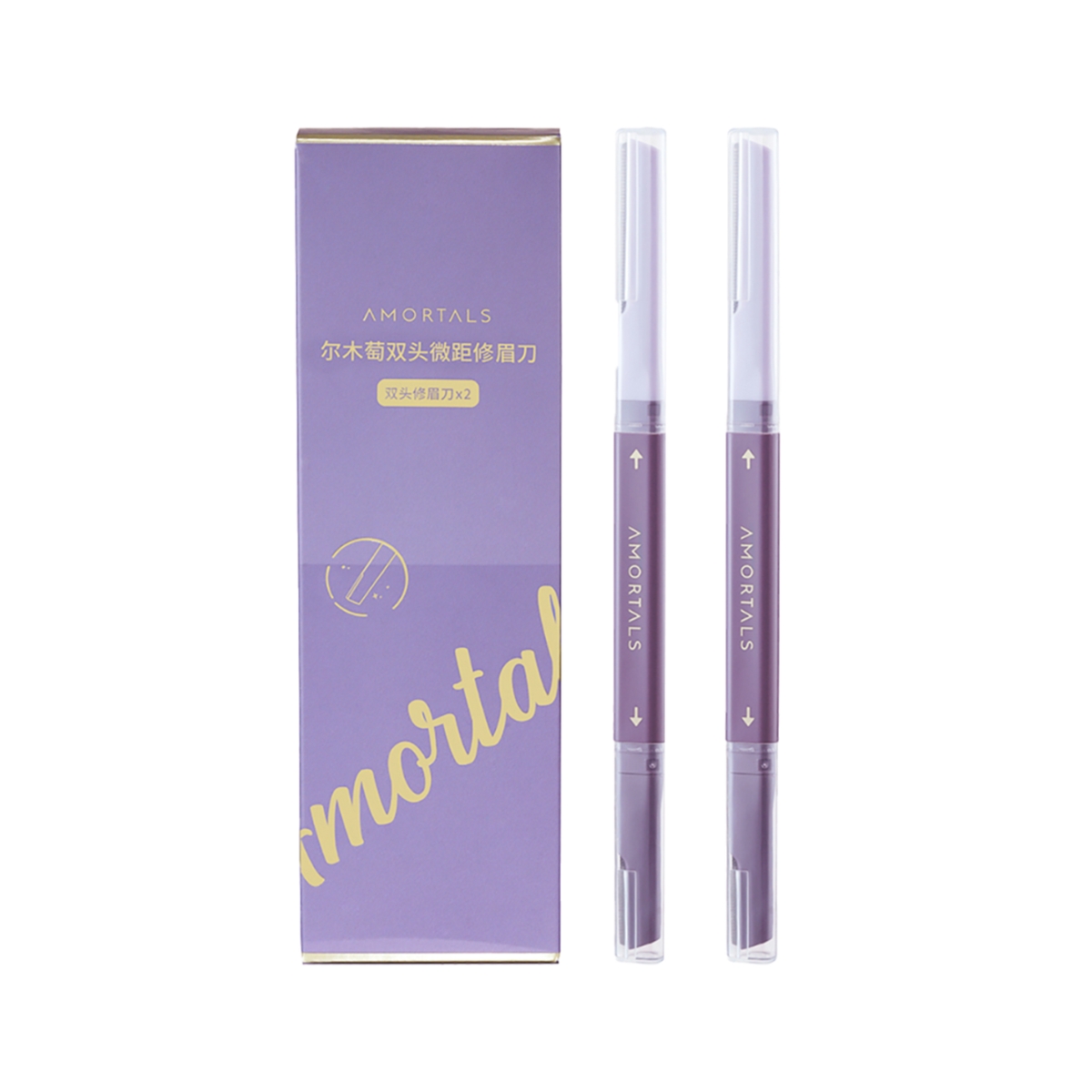 Dao Cạo Lông Mày Amortals Double Headed Maccro Eyebrow