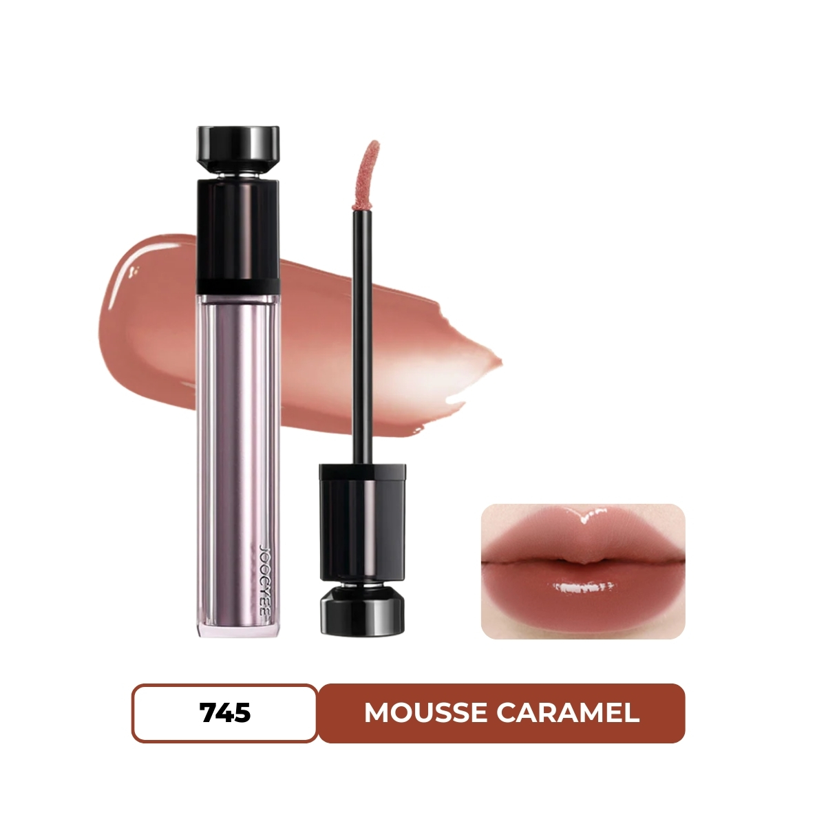 Son bóng Joocyee Essence Mirror Watery Gloss #745 Light Lake