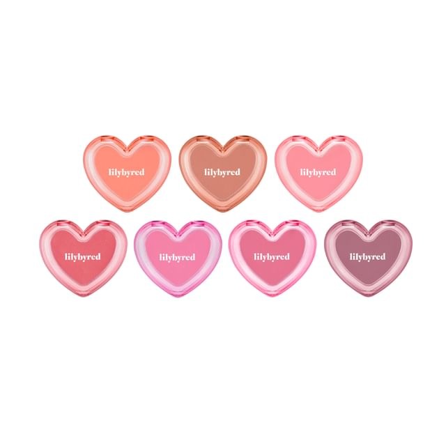 Phấn Má Lilybyred Luv Beam Sherbet Cheek Dạng Kem Xốp #03 Peach Topping