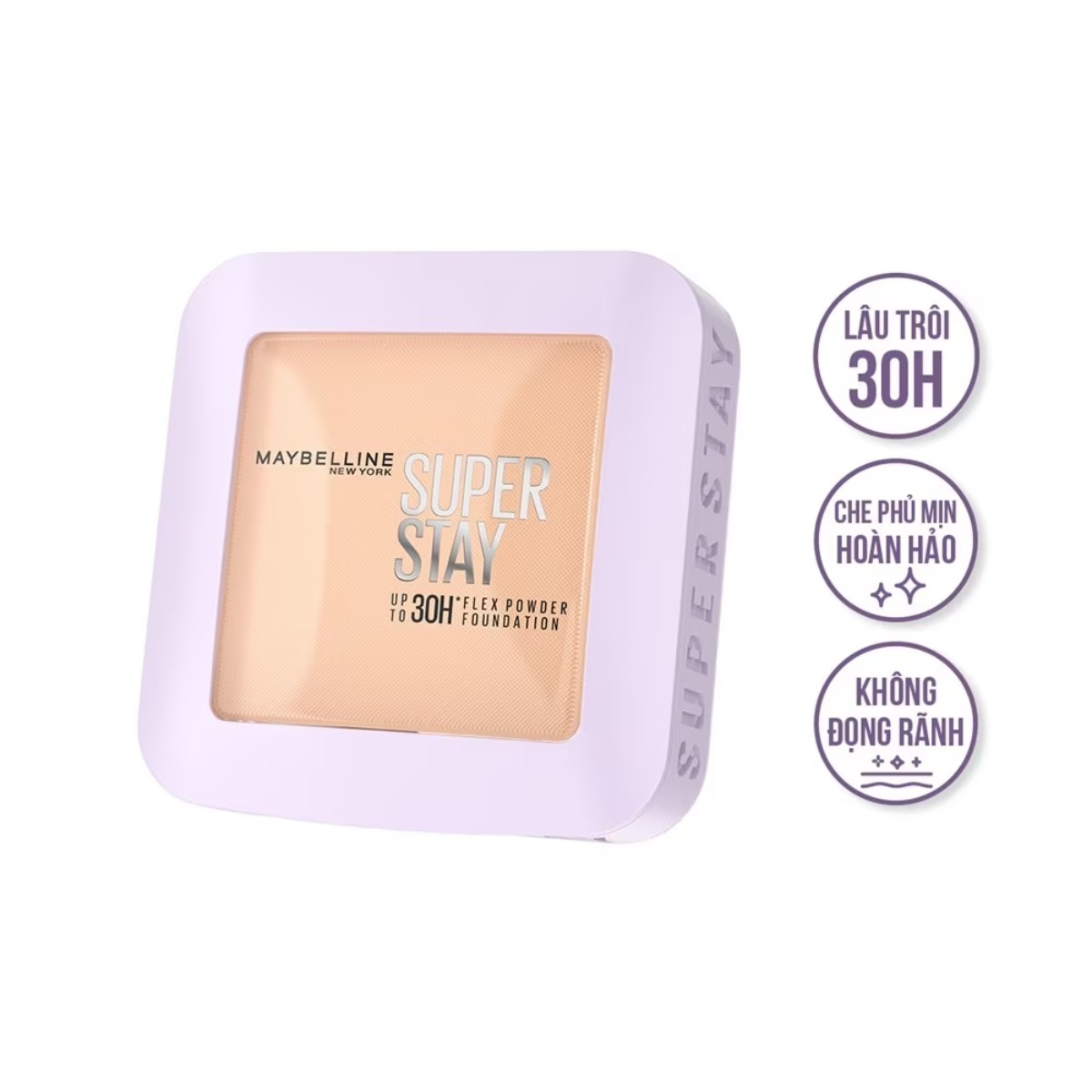 Phấn Phủ Maybelline Dạng Nén Super Stay Up To 30H Flex - Màu 110