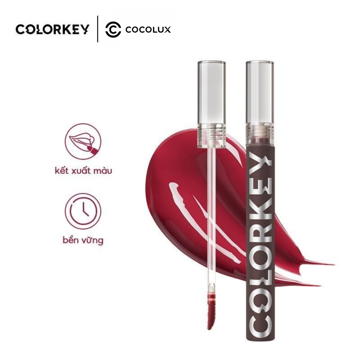 Son Tint Bóng Colorkey Glasting Water Tint #R704