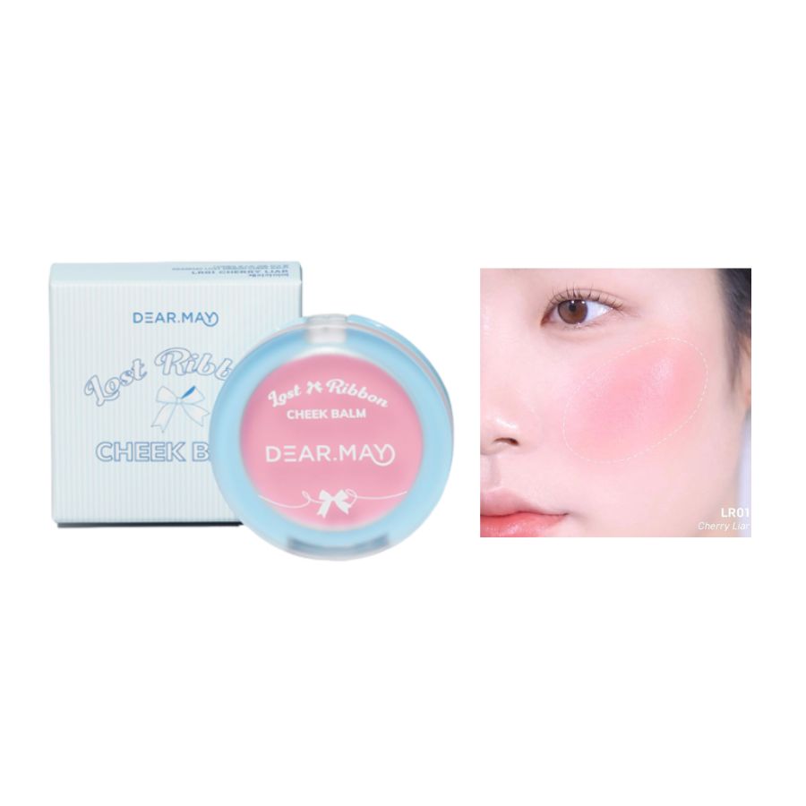 Phấn Má Dearmay Lost Ribbon Cheek Balm Dạng Kem LR01 Cherry Liar