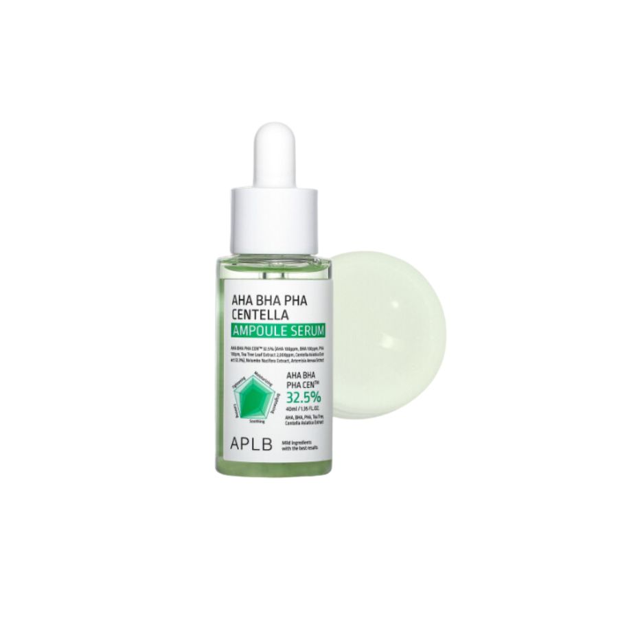 Serum APLB AHA BHA PHA Centella Ampoule Giảm Mụn Loại Bỏ Tế Bào Chết