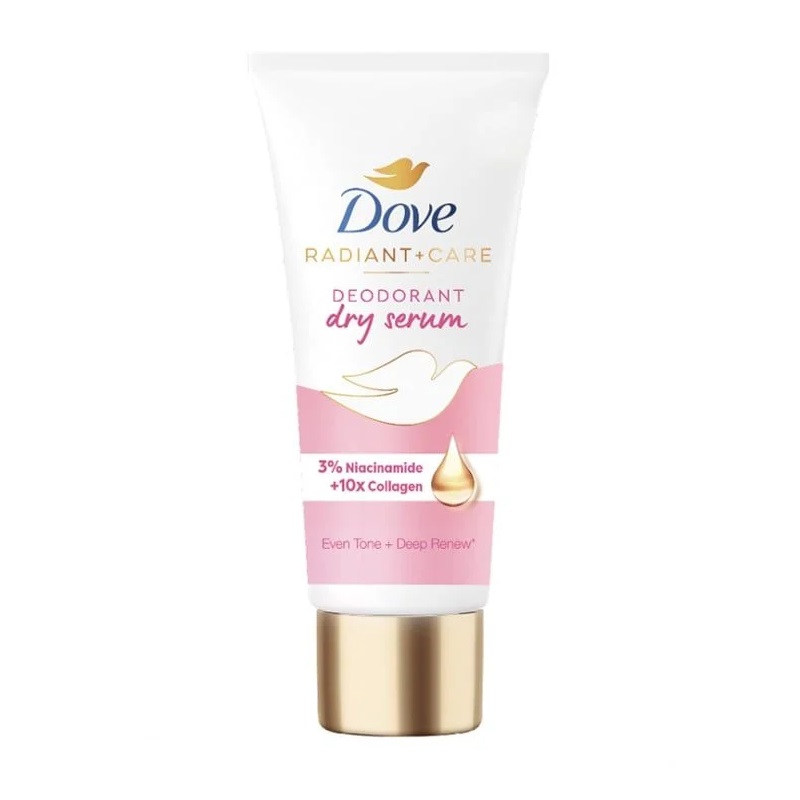 Kem Ngăn Mùi Dove Dưỡng Sáng Da Deodorant Dry Serum 3% Niacinamide +10x Collagen 40ml