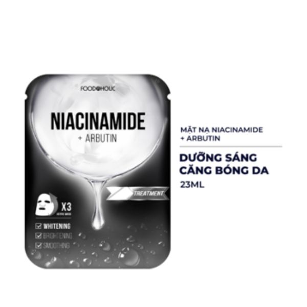 Mặt Nạ Food A Holic - Niacinamide Dưỡng Sáng, Căng Bóng Da 1 PCS