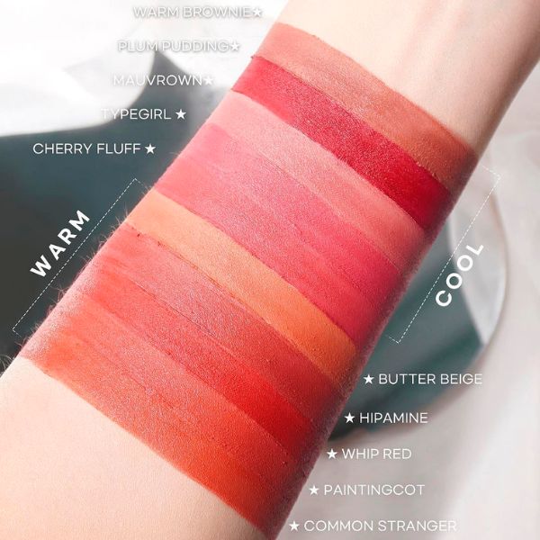 Bộ sưu tập son 3ce hazy lip clay 