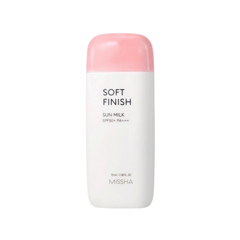 Sữa Chống Nắng Missha Soft Finish Sun Milk SPF50+ PA+++ Hồng 70ml