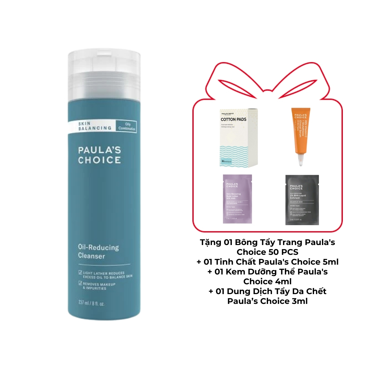 Sữa Rửa Mặt Paula's Choice Cân Bằng Độ Ẩm & Giảm Dầu 237ml