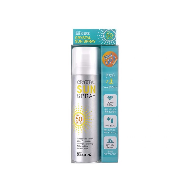 Xịt chống nắng RE:CIPE Crystal Sun Spray SPF 50 150ml