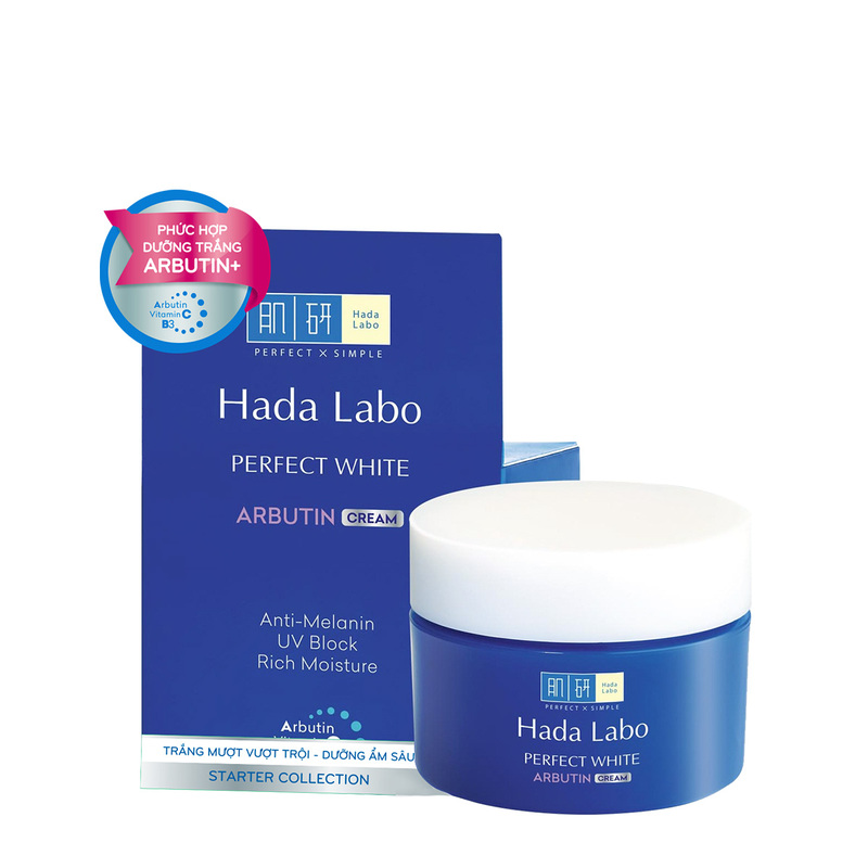 Kem Dưỡng Hada Labo Perfect White Cream Dưỡng Sáng Da Ẩm Mịn 50g