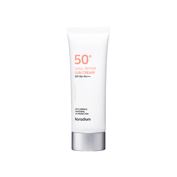 Kem Chống Nắng Karadium Snail Repair Sun Cream SPF 50+ PA+++ Nâng Tông Da 70ML