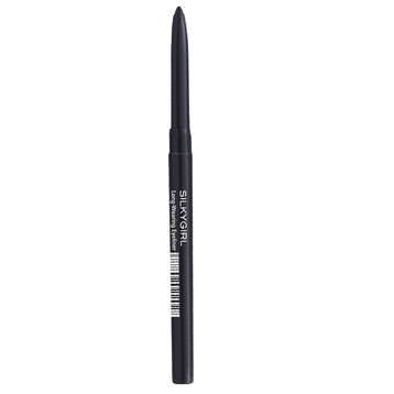 Chì Kẻ Mắt Silkygirl Long-Wearing Eyeliner - 01 Blackest Black