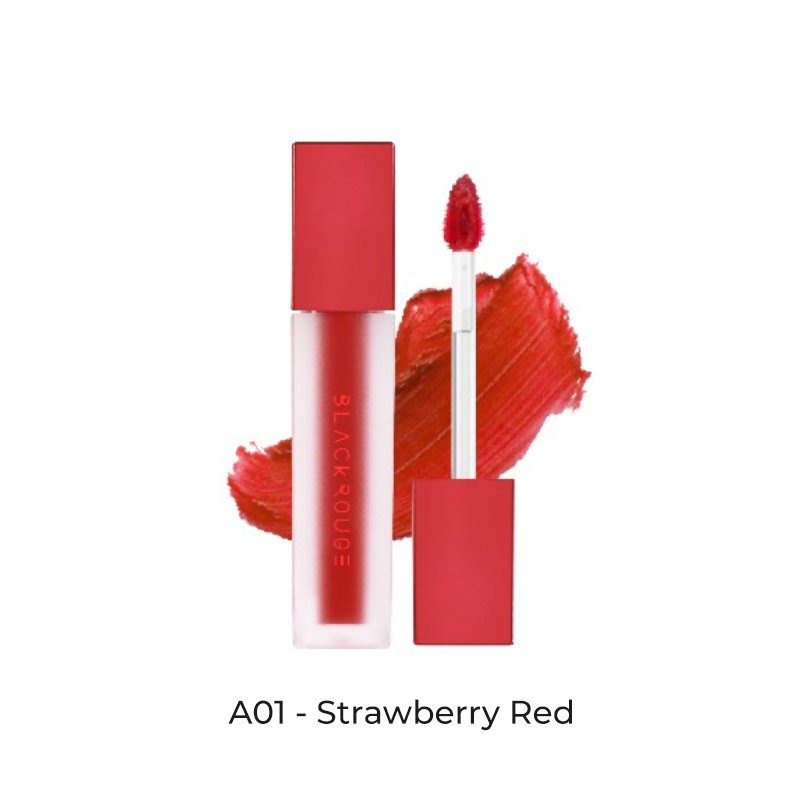 Son Kem Black Rouge Air Fit Velvet Tint Ver 1 The Red A01