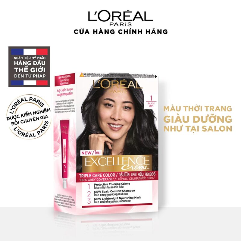 Thuốc Nhuộm Tóc LOREAL 1 Natural Black