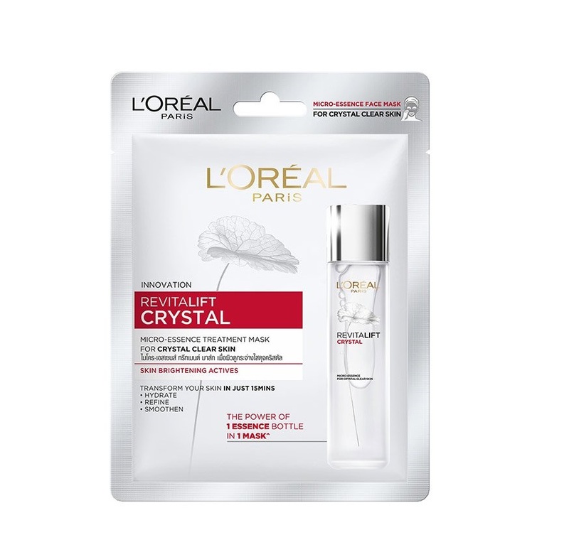 Mặt Nạ L'Oreal Dưỡng Da Pha Lê Trắng Sáng