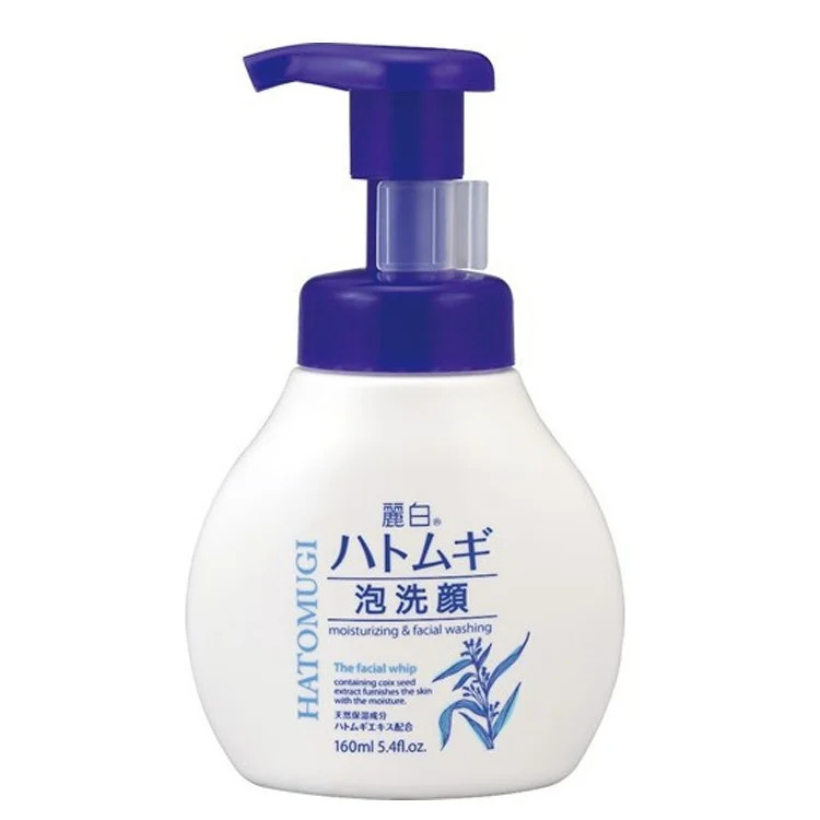 Bọt Rửa Mặt Hatomugi Ý Dĩ Dưỡng Ẩm, Trắng Da 160ml