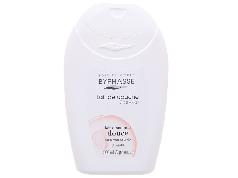 Sữa Tắm Byphasse Caresse Shower Lotion Sweet Almond Milk Hương Hạnh Nhân Và Sữa 500ml