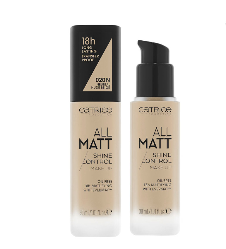 Kem Nền Catrice All Matt Shine Control Make-up 18h #020 30ml