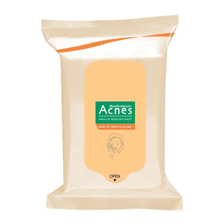 Khăn Giấy Tẩy Trang & Lau Mặt Acnes 20 PCS