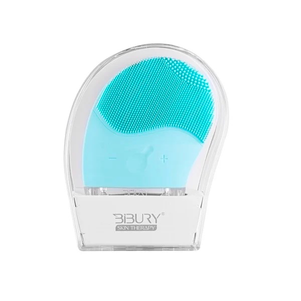 Máy Rửa Mặt Bibury Skin Therapy Facial Cleansing & Light Therapy Brush Màu Xanh
