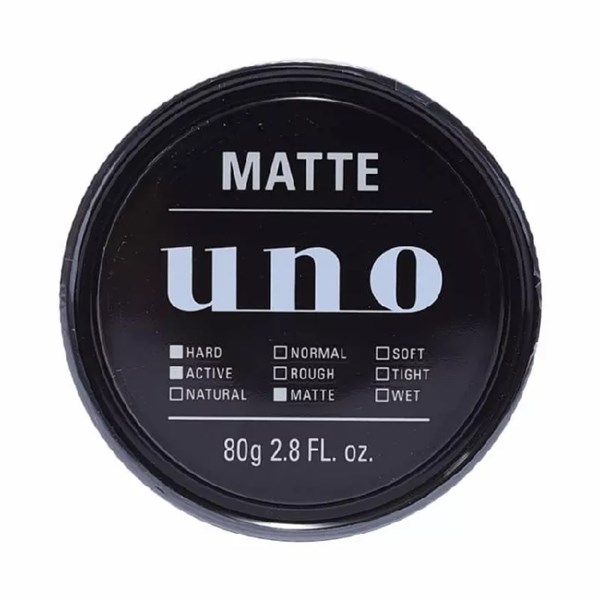 Sáp Vuốt Tóc UNO Matte Định Hình Mạnh Mẽ 80g