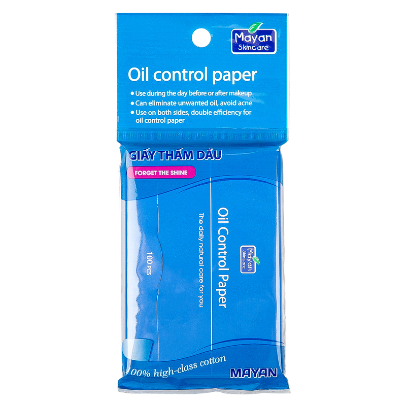 Giấy Thấm Dầu Mayan Oil Control Paper 100 PCS