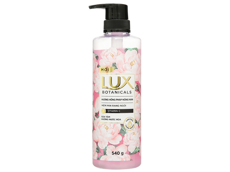 Sữa Tắm Lux Botanicals Hoa Hồng Pháp Nồng Nàn 530g