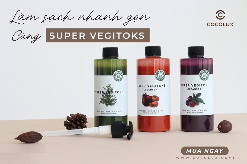 Sữa Rửa Mặt Byvibes Wonder Bath Chiết Xuất Rau Củ 300ml