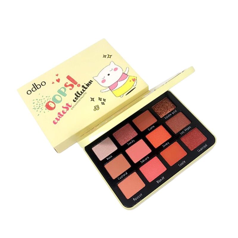 Phấn Mắt 12 Ô Odbo Oops Cutest Collection OD212 - 01