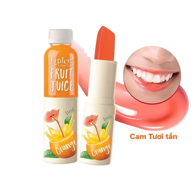 Son Sheer color Fruit Juice 4g - Cam tươi tắn