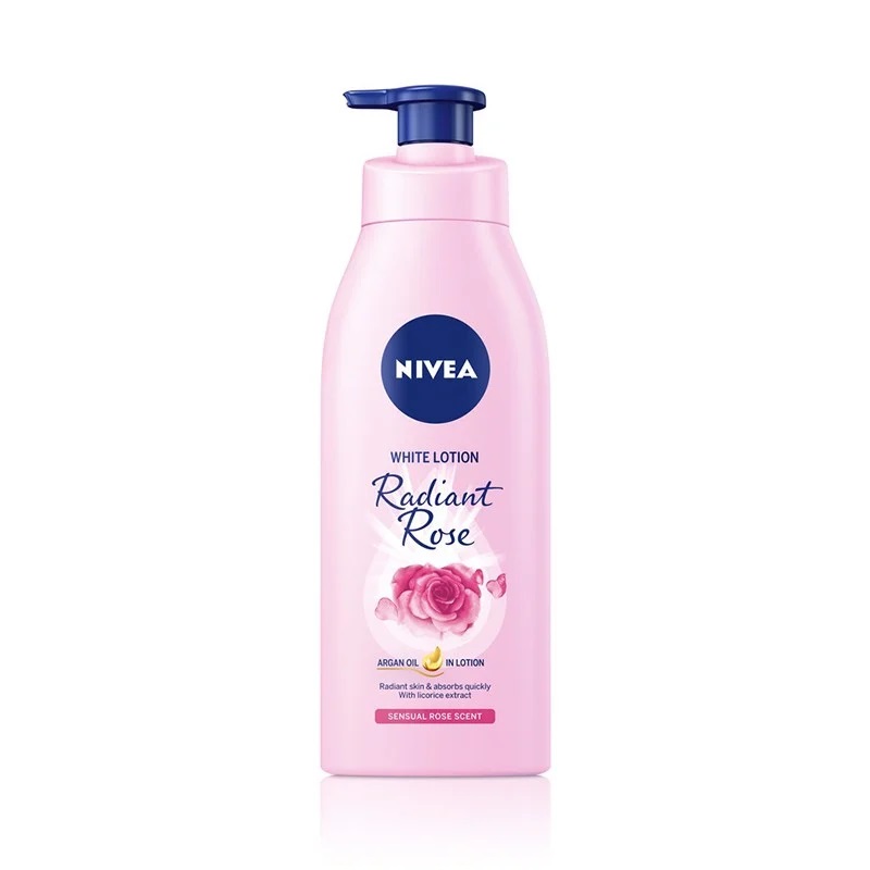 Sữa Dưỡng Thể Nivea Dưỡng Sáng Da Hương Hoa Hồng 350ml