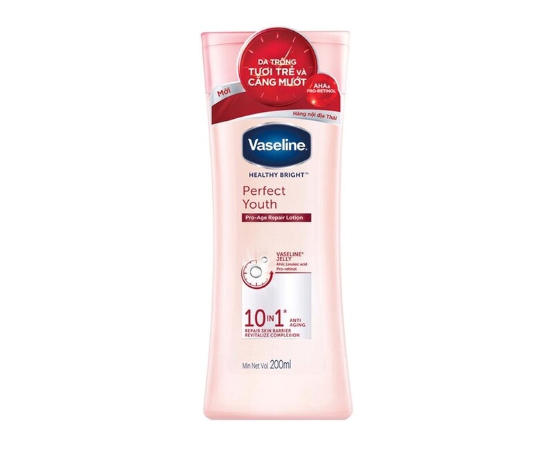 Sữa Dưỡng Thể Vaseline Trắng Da Điểm 10 200ml