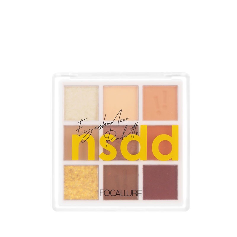 Phấn Mắt Focallure Nine Colors Eyeshadow 9 Màu - #1