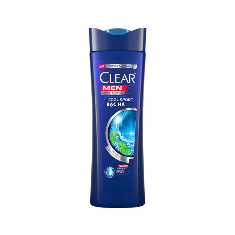 Dầu Gội CLEAR Men - Cool Sport Bạc Hà 340g