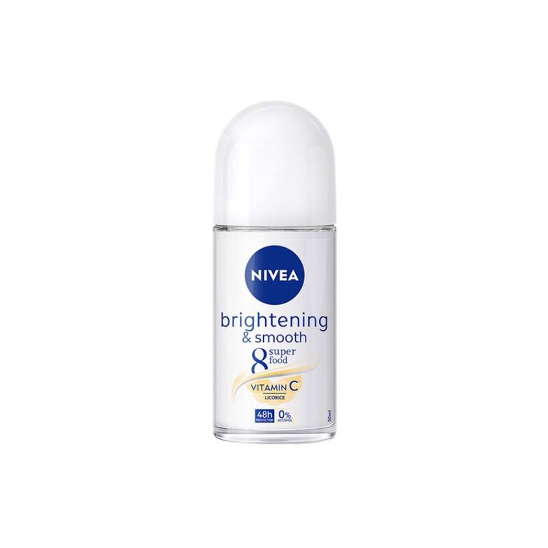 Lăn Khử Mùi Nivea Brightening & Smooth Dưỡng Sáng & Se Lỗ Chân Lông 50ml