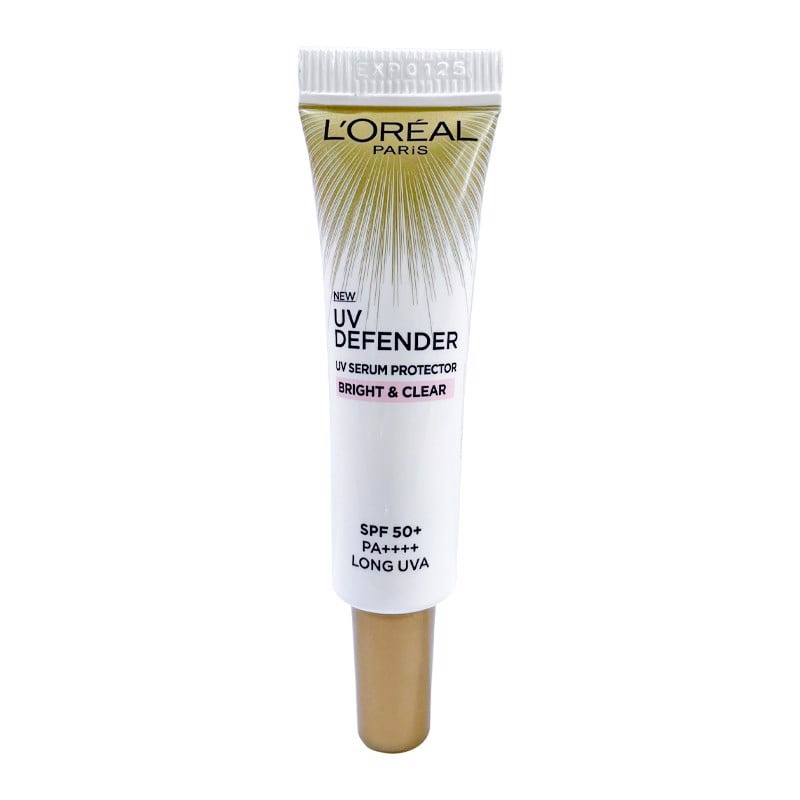 Kem Chống Nắng Loreal UV Defender Bright & Clear Nâng Tông, Giảm Thâm SPF 50+ 7.5ml 
