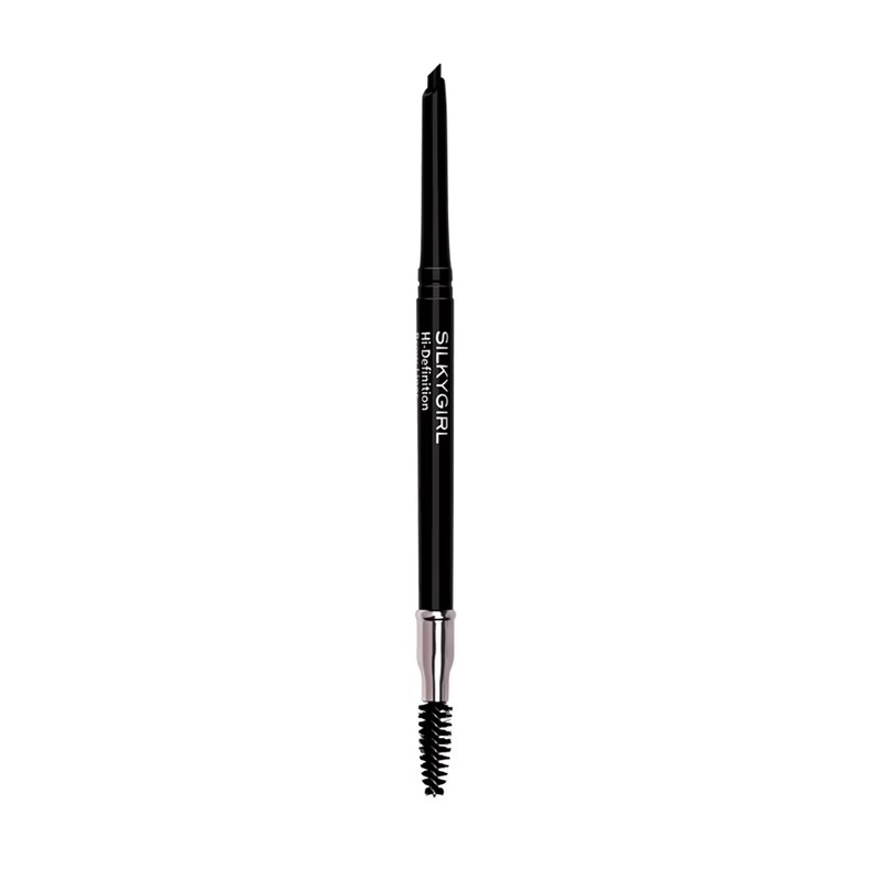 Chì Kẻ Mày Silkygirl Soft Black Hi-Definition Brow Liner 2 Đầu 0.35g