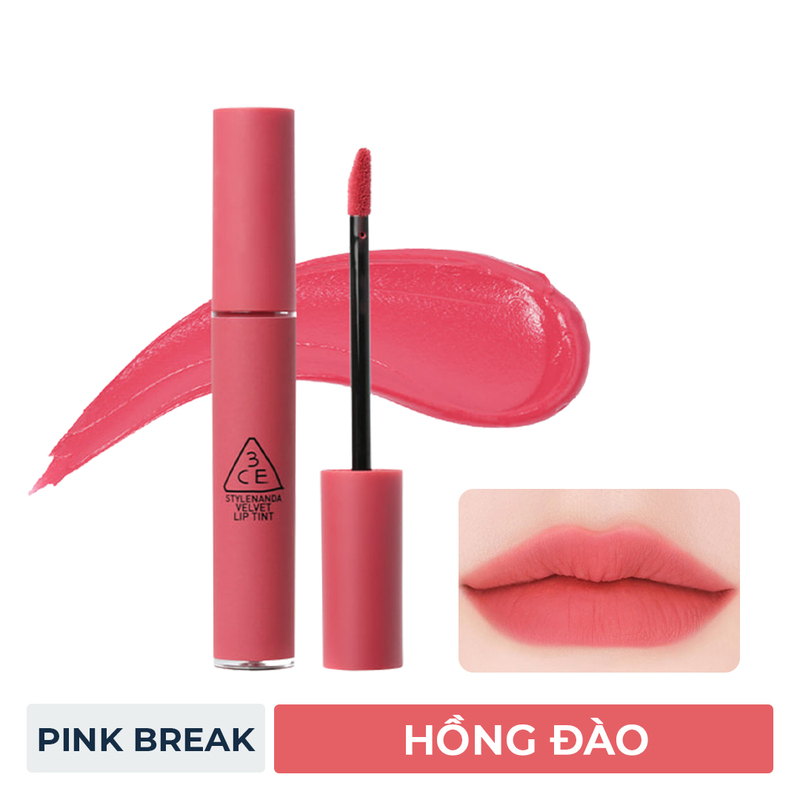 Son 3CE Velvet Lip Tint #Pink Break