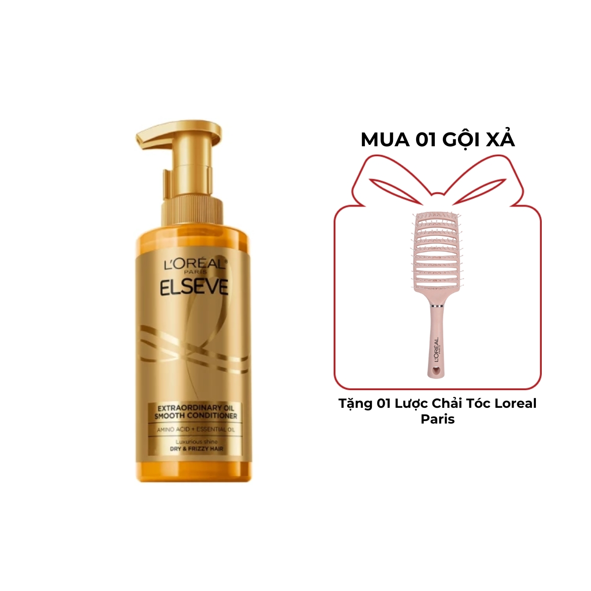 Dầu Xả Loreal Extraordinary Oil Sleek Conditioner 440ml