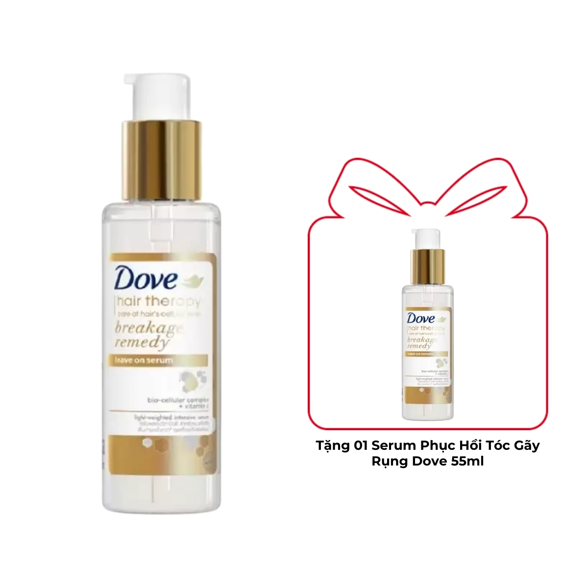 Serum Phục Hồi Tóc Gãy Rụng Dove 55ml